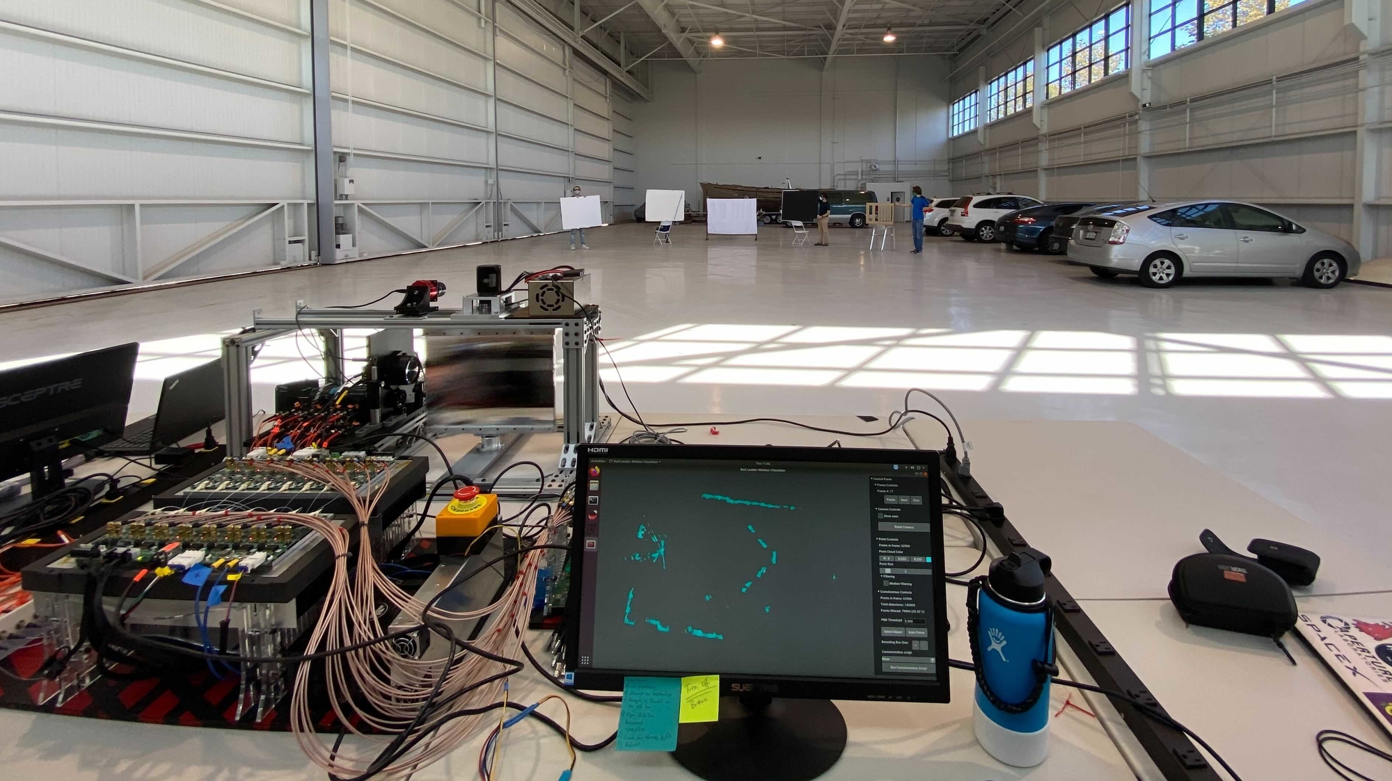 Testing in a hangar